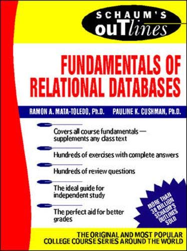 9780071361880: Schaum's Outline of Fundatmentals of Relational Databases