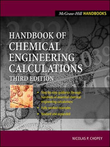 Beispielbild fr Handbook of Chemical Engineering Calculations zum Verkauf von Buchpark