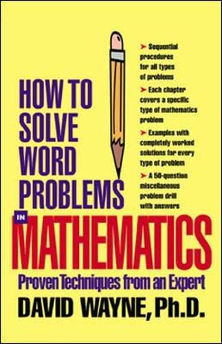 9780071362726: HOW TO SOLVE WORD PROBLEMS IN MATHEMATICS (EBOOK) (How to Solve Word Problems Series)