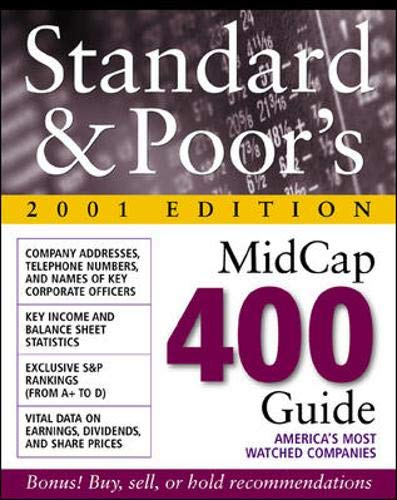 9780071365031: Standard & Poor's Midcap 400 Guide, 2001 Edition