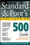 9780071365048: Standard & Poor's 500 Guide 2001