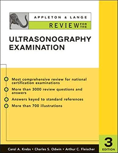 Imagen de archivo de Appleton & Lange Review for the Ultrasonography Examination (Appleton & Lange Review Book Series) a la venta por SecondSale