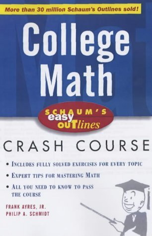 Imagen de archivo de Schaum's Easy Outline of College Mathematics a la venta por Better World Books: West