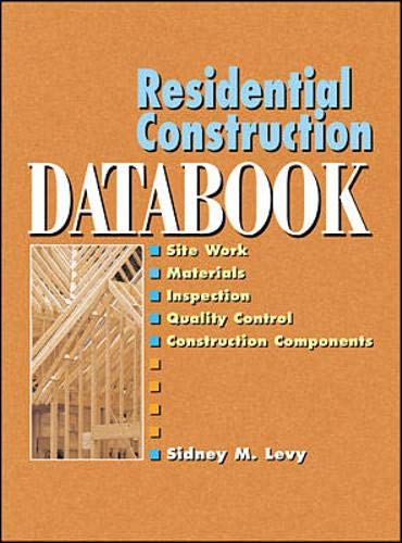 Residential Construction Databook (9780071370431) by Levy, Sidney M.