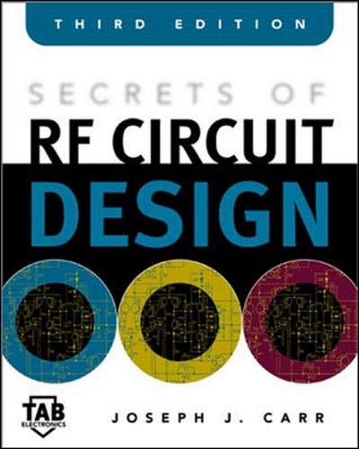 Imagen de archivo de Secrets of RF Circuit Design a la venta por BooksRun