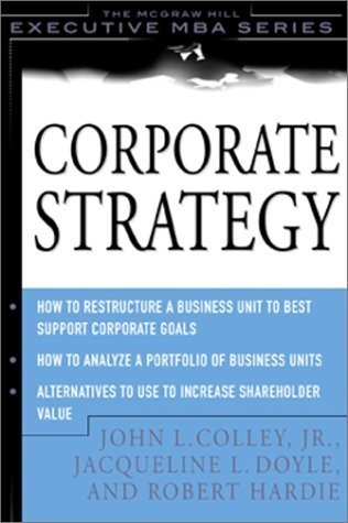 9780071372657: Corporate Strategy (The McGraw-Hill Executive MBA Series)