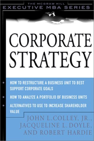 Imagen de archivo de Corporate Strategy a la venta por Ergodebooks