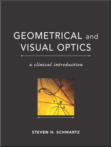 Beispielbild fr Geometrical and Visual Optics zum Verkauf von Better World Books