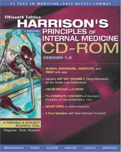 9780071374798: Harrison's Principles of Internal Medicine, CD-ROM