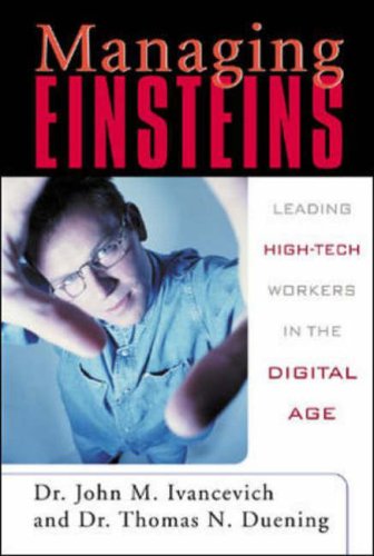Stock image for Managing Einsteins: Leading High-Tech Workers in the Digital Age for sale by Wonder Book