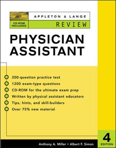 Stock image for Appleton & Lange Review for the Physician Assistant (Appleton & Lange Review Book Series) for sale by SecondSale