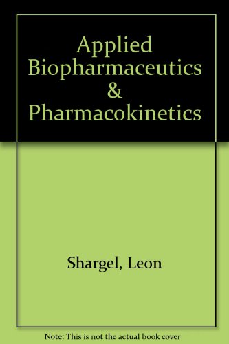 Imagen de archivo de Applied Biopharmaceutics & Pharmacokinetics a la venta por dsmbooks