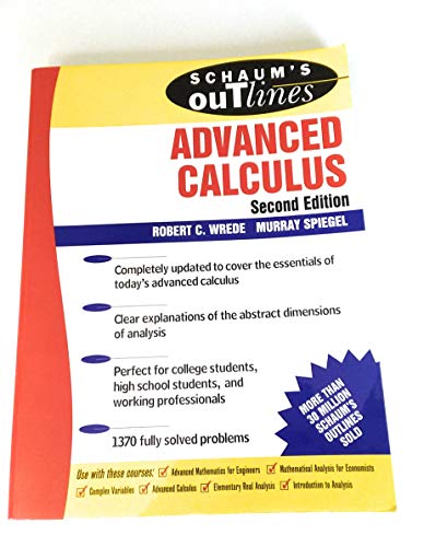Beispielbild fr Schaum's Outline of Advanced Calculus, Second Edition zum Verkauf von ThriftBooks-Atlanta