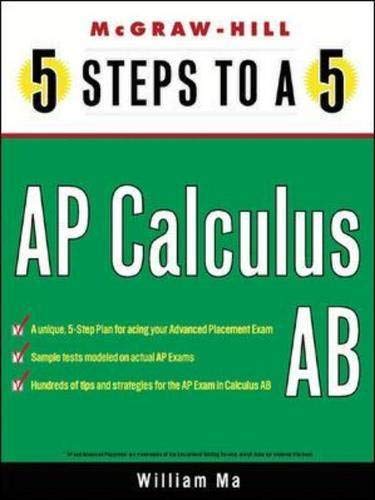 Stock image for 5 Steps to a 5 on the Advanced Placement Examinations: Calculus (5 Steps to a 5 on the Advanced Placement Examinations Series) for sale by Wonder Book