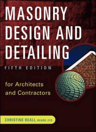 9780071377348: Masonry Design and Detailing: For Architects and Contractors