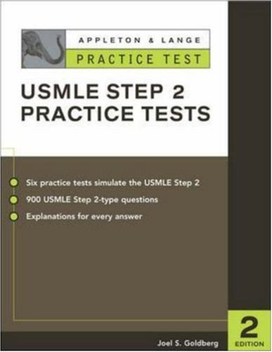 Beispielbild fr Appleton and Lange's Practice Tests for the USMLE Step 2 zum Verkauf von Better World Books