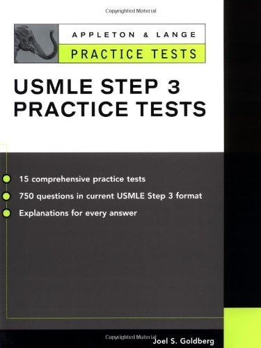 9780071377416: Appleton & Lange Practice Tests for the USMLE Step 3