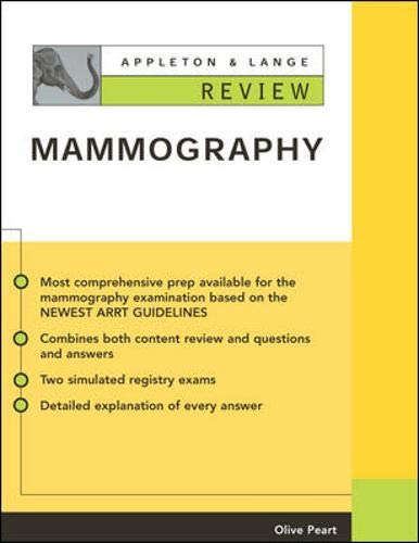 Stock image for Appleton Lange Review of Mammography for sale by Hafa Adai Books