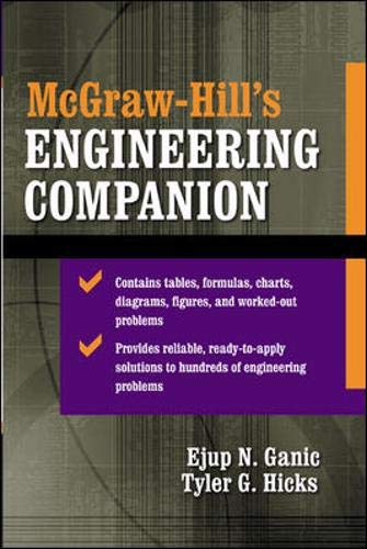 McGraw-Hill's Engineering Companion (9780071378369) by Ganic, Ejup; Hicks, Tyler