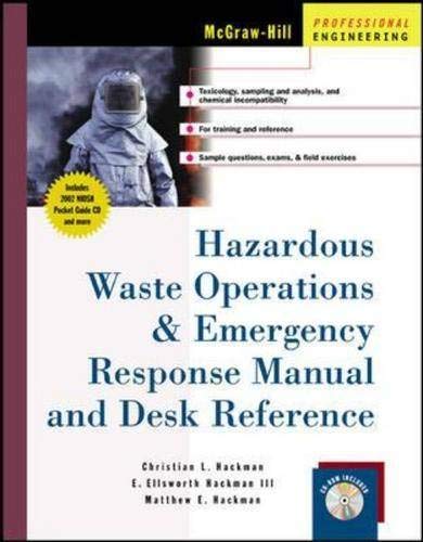 Beispielbild fr Hazardous Waste Operations & Emergency Response Manual and Desk Reference zum Verkauf von BooksRun