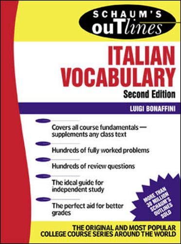 9780071378840: Schaum's Outline of Italian Vocabulary