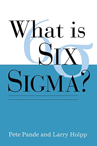 Beispielbild fr What Is Six Sigma? zum Verkauf von Better World Books