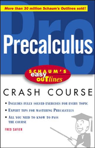 Beispielbild fr Easy Outline of Precalculus zum Verkauf von BooksRun