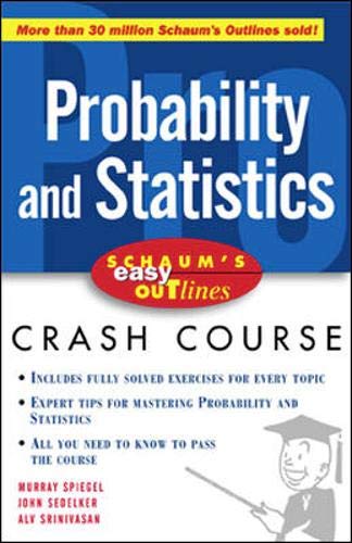 Imagen de archivo de Schaum's Easy Outline of Probability and Statistics a la venta por Better World Books