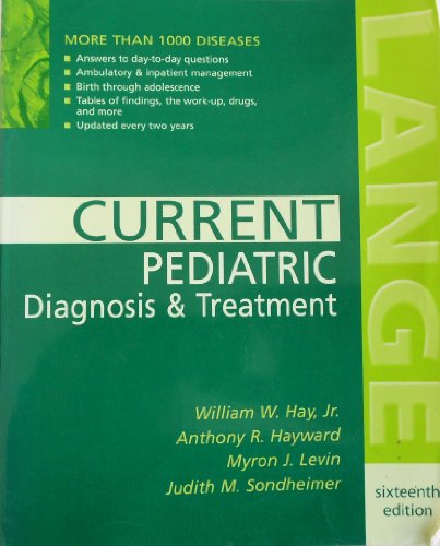 Imagen de archivo de Current Pediatric Diagnosis & Treatment a la venta por SecondSale