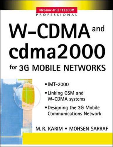 Stock image for W-CDMA and cdma2000 for 3G Mobile Networks for sale by SecondSale