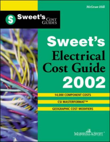Stock image for Sweet's Electrical Cost Guide 2002 for sale by Books Puddle