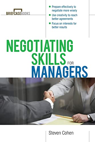 Stock image for Negotiating Skills for Managers (Briefcase Books Series) for sale by Chiron Media