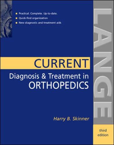 Beispielbild fr Current Diagnosis & Treatment in Orthopedics zum Verkauf von Wonder Book