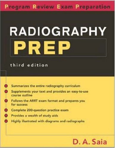 Imagen de archivo de Radiography PREP : Program Review and Exam Preparation a la venta por HPB-Red