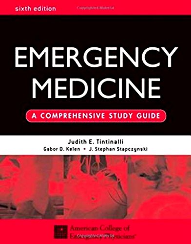 9780071388757: Emergency Medicine: A Comprehensive Study Guide, Sixth edition