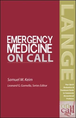 Imagen de archivo de Emergency Medicine On Call a la venta por SecondSale