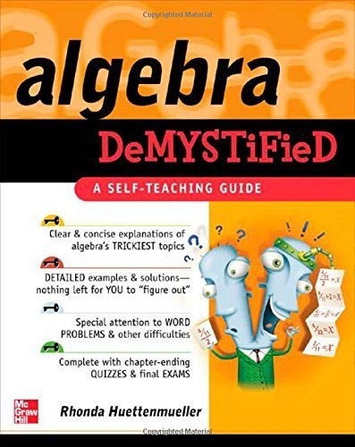 Stock image for Algebra Demystified: A Self Teaching Guide for sale by AwesomeBooks