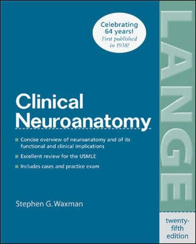 9780071392389: Clinical Neuroanatomy, 25th Edition (LANGE Basic Science)