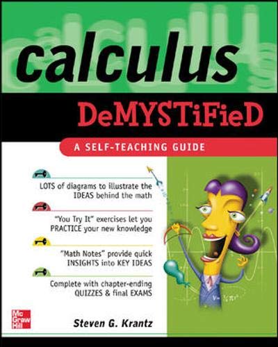 Beispielbild fr Calculus Demystified : A Self Teaching Guide (Demystified) zum Verkauf von Wonder Book