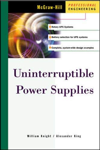 9780071395953: Uninterruptible Power Supplies and Standby Power Systems
