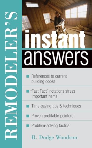 Stock image for Remodeler's Instant Answers for sale by Better World Books: West