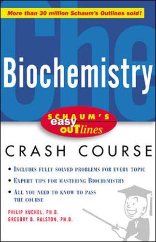 Beispielbild fr Schaum's Easy Outline of Biochemistry zum Verkauf von BooksRun