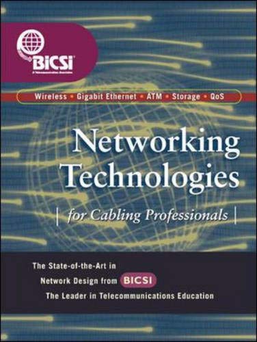 Beispielbild fr Networking Technologies For Cabling Professionsals zum Verkauf von Basi6 International