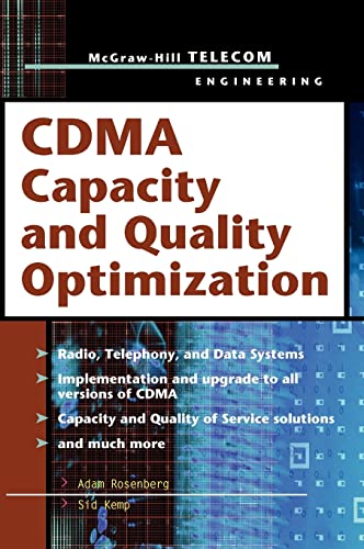 Beispielbild fr CDMA Capacity and Quality Optimization zum Verkauf von Better World Books