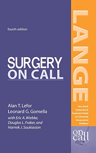 Beispielbild fr Surgery On Call, Fourth Edition (LANGE On Call) zum Verkauf von Goodwill