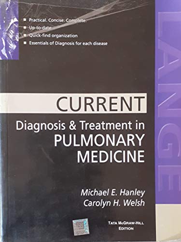 Imagen de archivo de Current Diagnosis & Treatment in Pulmonary Medicine a la venta por ThriftBooks-Atlanta