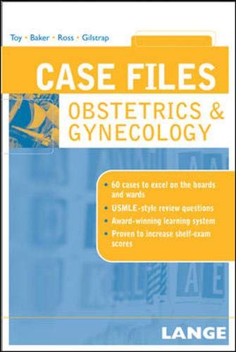 Imagen de archivo de Case Files: Obstetrics & Gynecology a la venta por ThriftBooks-Atlanta