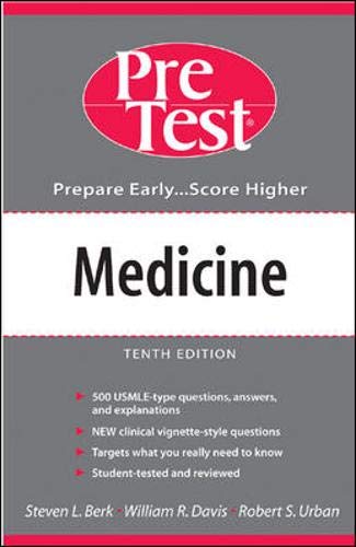 Beispielbild fr Medicine: PreTest Self-Assessment and Review (PreTest Series) zum Verkauf von Wonder Book