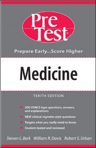 Imagen de archivo de Medicine : PreTest Self-Assessment and Review a la venta por Better World Books