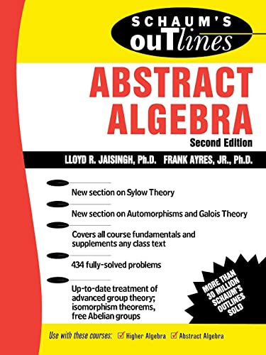 Imagen de archivo de Schaum's Outline of Abstract Algebra (Schaum's Easy Outlines) a la venta por BooksRun